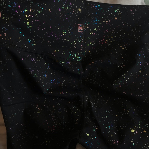 Rainbow Shimmer Black Leggings - Picture 5 of 5